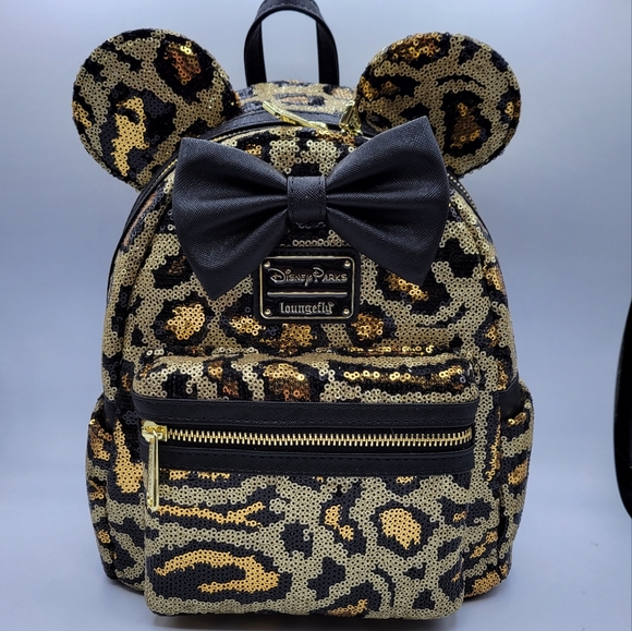 Loungefly Bags New Loungefly Disney Animal Kingdom Leopard Sequins